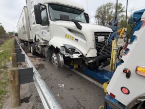 April 13th 2026 accident at I-70 eastbound between mile markers 155 and 156