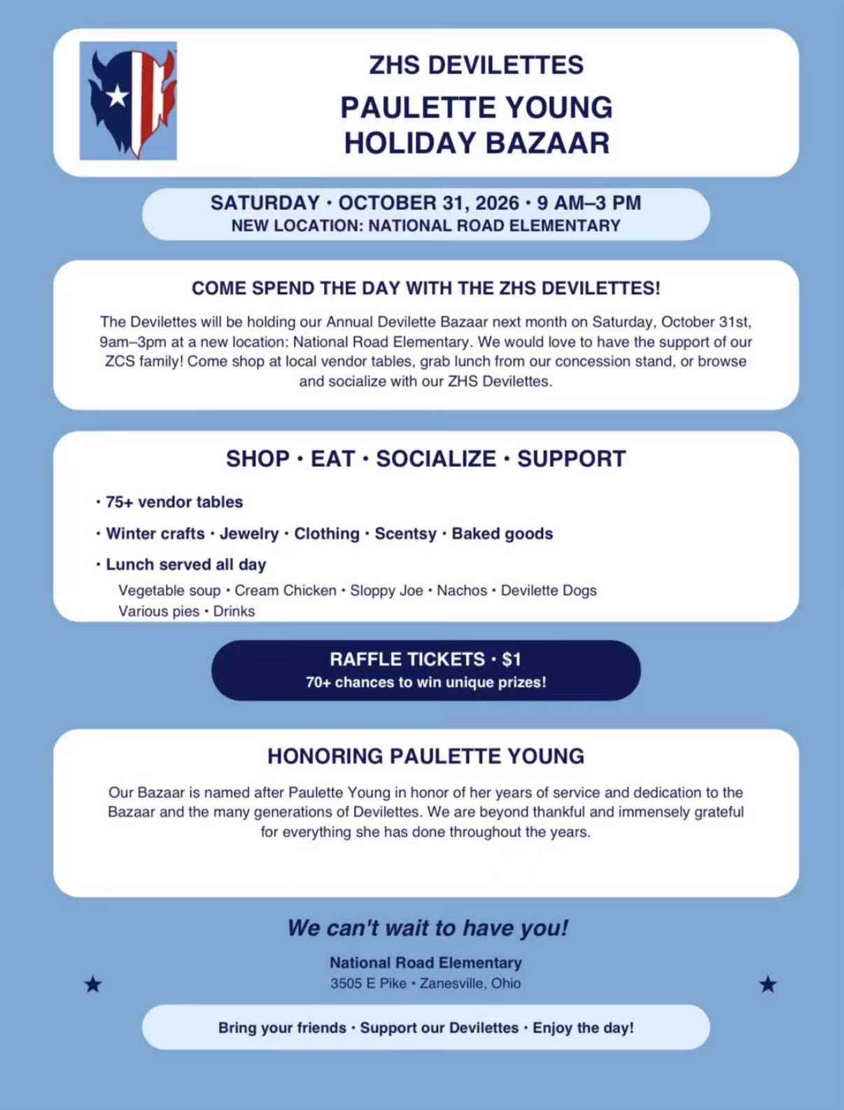 Zanesville Devilettes Gear Up for Holiday Bazaar - WHIZ - Fox 5 / Marquee Broadcasting